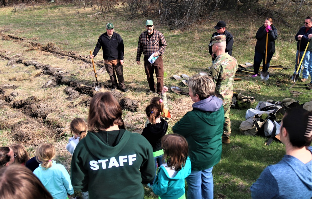 Dozens attend Fort McCoy’s 2023 Arbor Day observance; more than 500 trees planted