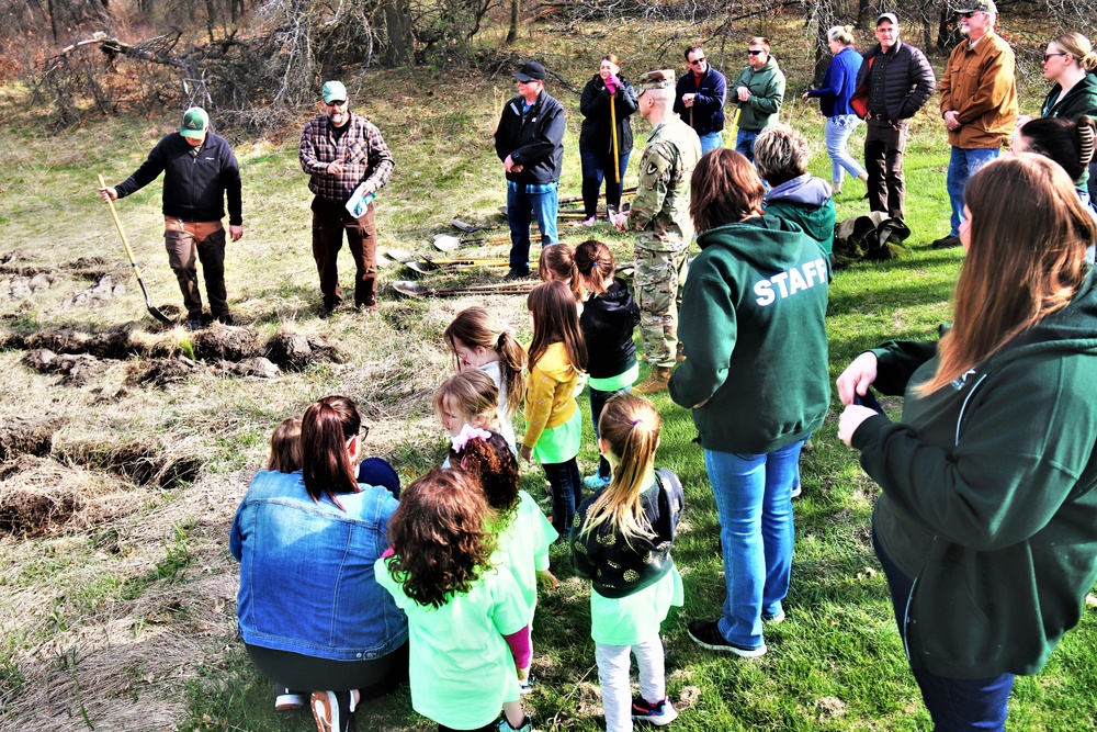 Dozens attend Fort McCoy’s 2023 Arbor Day observance; more than 500 trees planted