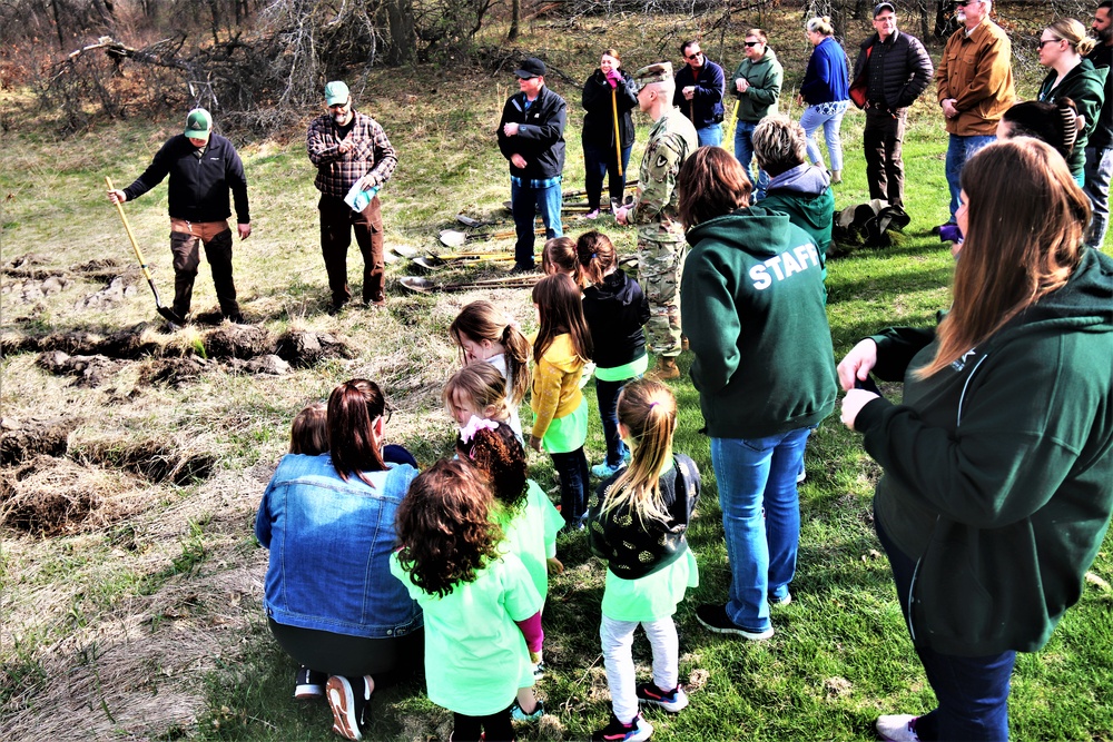 Dozens attend Fort McCoy’s 2023 Arbor Day observance; more than 500 trees planted