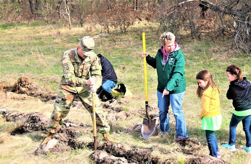 Dozens attend Fort McCoy’s 2023 Arbor Day observance; more than 500 trees planted