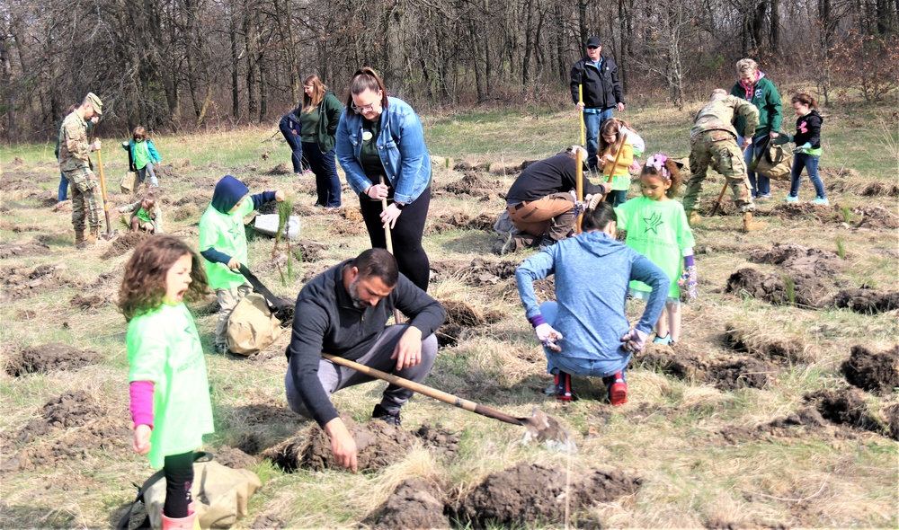 Dozens attend Fort McCoy’s 2023 Arbor Day observance; more than 500 trees planted