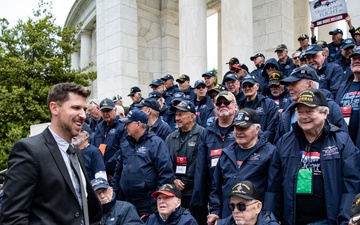 Coca-Cola 600 Winner Denny Hamlin Visits Arlington National Cemetery