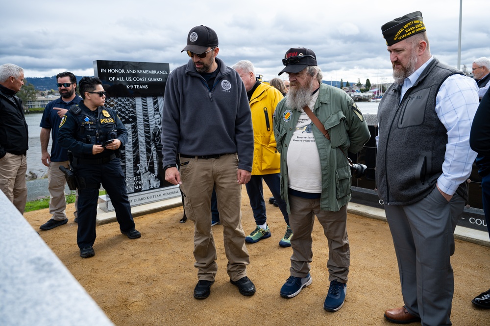 Coast Guard opens K-9 Team Memorial