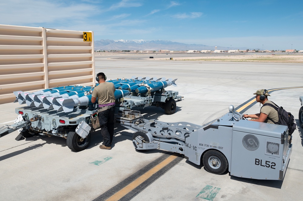 Aviano Weapons Technicians at Nellis AFB