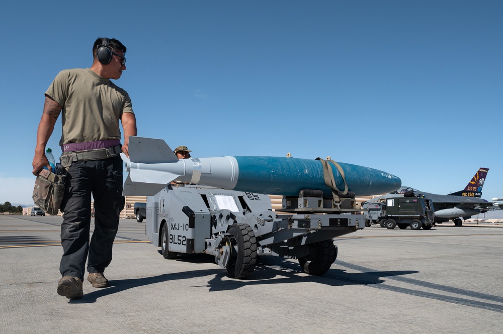 Aviano Weapons Technicians at Nellis AFB