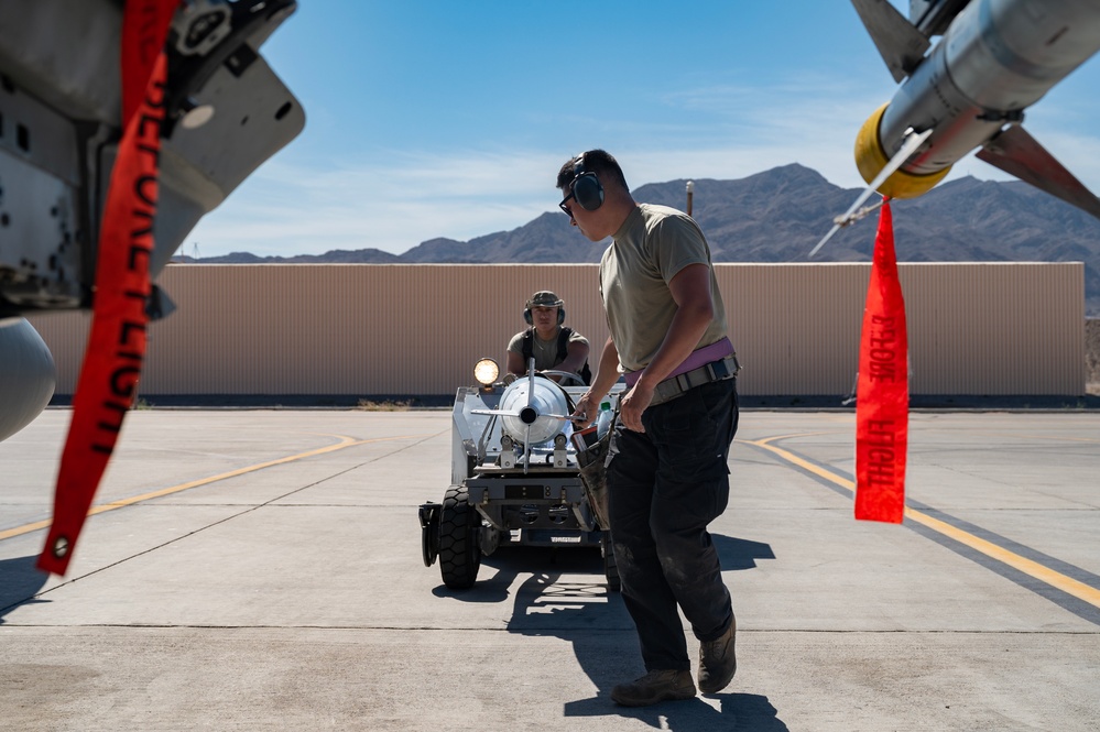 Aviano Weapons Technicians at Nellis AFB