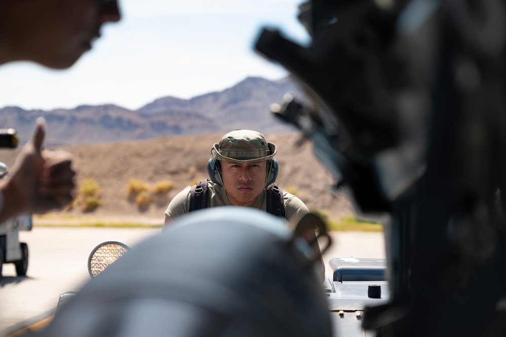 Aviano Weapons Technicians at Nellis AFB