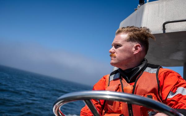 Coast Guard Station Monterey Crews conduct man overboard training