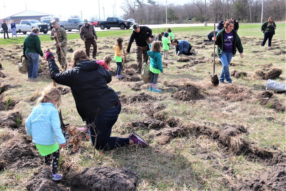 Dozens attend Fort McCoy’s 2023 Arbor Day observance; more than 500 trees planted