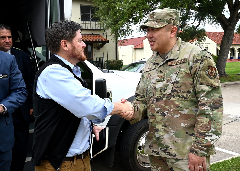 Honorable Brendan Owens visits JBSA