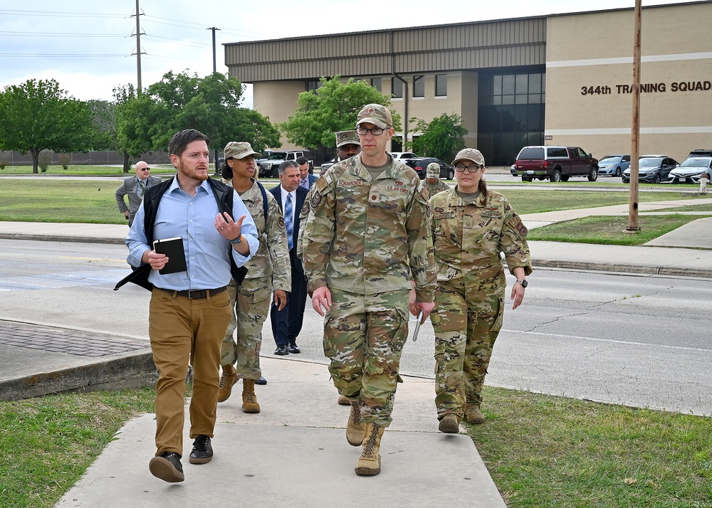 Honorable Brendan Owens visits JBSA