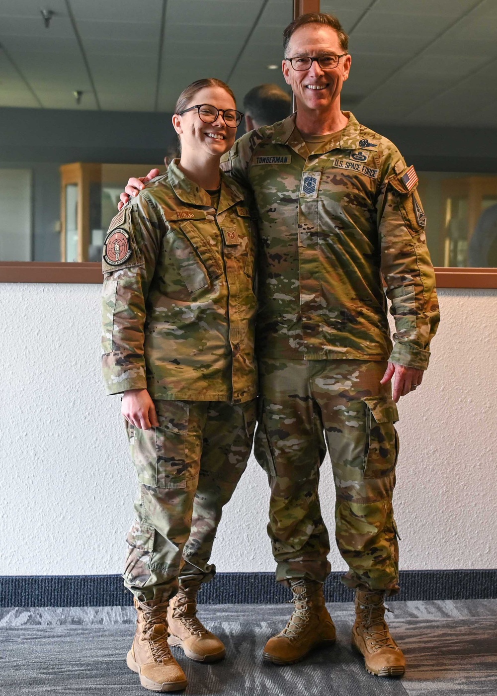 Chief Master Sgt. of the Space Force Roger A. Towberman and Master Gunnery Sgt. Scott H. Stalker Visits Vandenberg