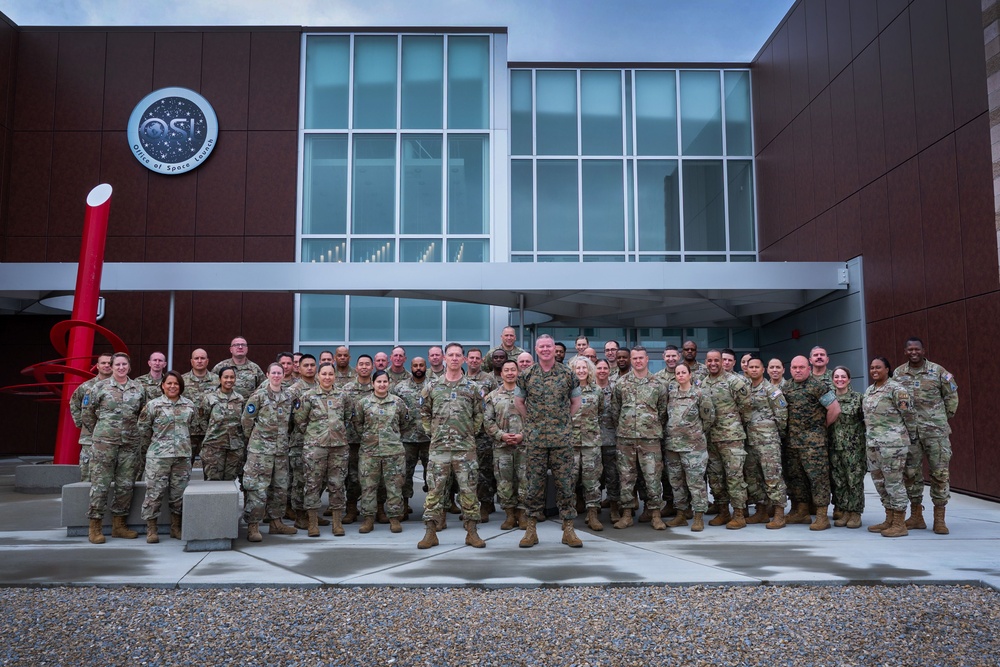 Chief Master Sgt. of the Space Force Roger A. Towberman and Master Gunnery Sgt. Scott H. Stalker Visits Vandenberg