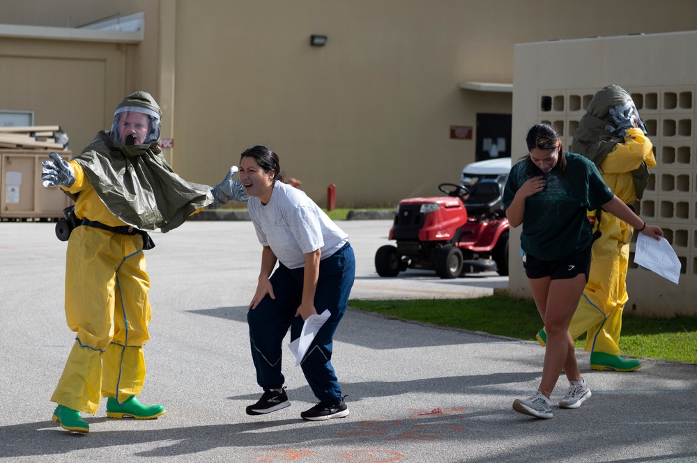 36th Medical Group conducts simulated chemical attack exercise