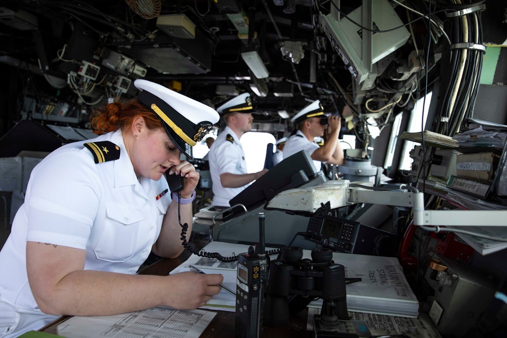 USS Normandy Deploys with the Ford Carrier Strike Group