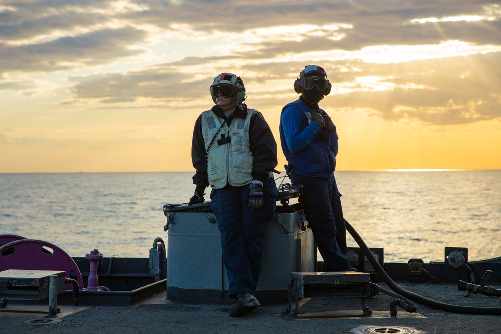 USS Normandy Deploys with the Ford Carrier Strike Group