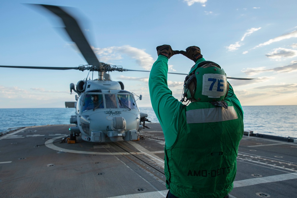 USS Normandy Deploys with the Ford Carrier Strike Group