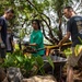 Sailors, Community Volunteer at Loko Pa'aiau Fishpond on Earth Day