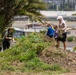 Sailors, Community Volunteer at Loko Pa'aiau Fishpond on Earth Day