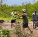 Sailors, Community Volunteer at Loko Pa'aiau Fishpond on Earth Day