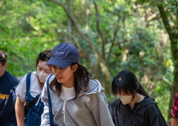 CFAS Personnel Conducts a Cleanup at Mount Eboshi