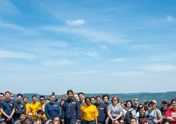 CFAS Personnel Conducts a Cleanup at Mount Eboshi