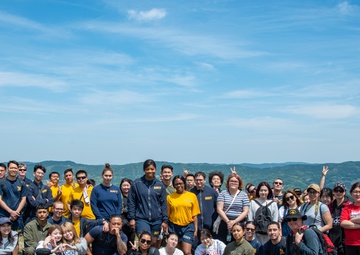 CFAS Personnel Conducts a Cleanup at Mount Eboshi