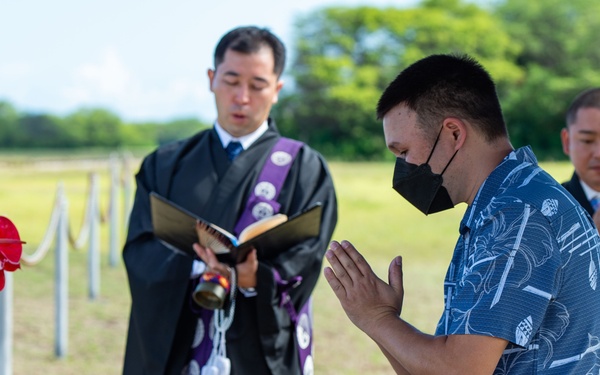 Buddhist Reverends Bless Historic Saki Mānā Japanese Cemetery
