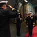 USS Mobile (LCS 26) hosts distinguished visitors for the International Maritime Defense Exhibition 2023