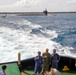 Distinguished visitors spend time at sea aboard the Ohio-class ballistic missile submarine USS Maine (SSBN 741).