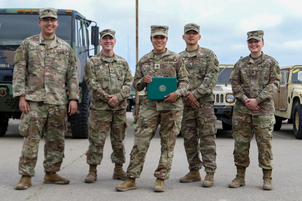 Spc. Iriene Soto Reenlistment Ceremony