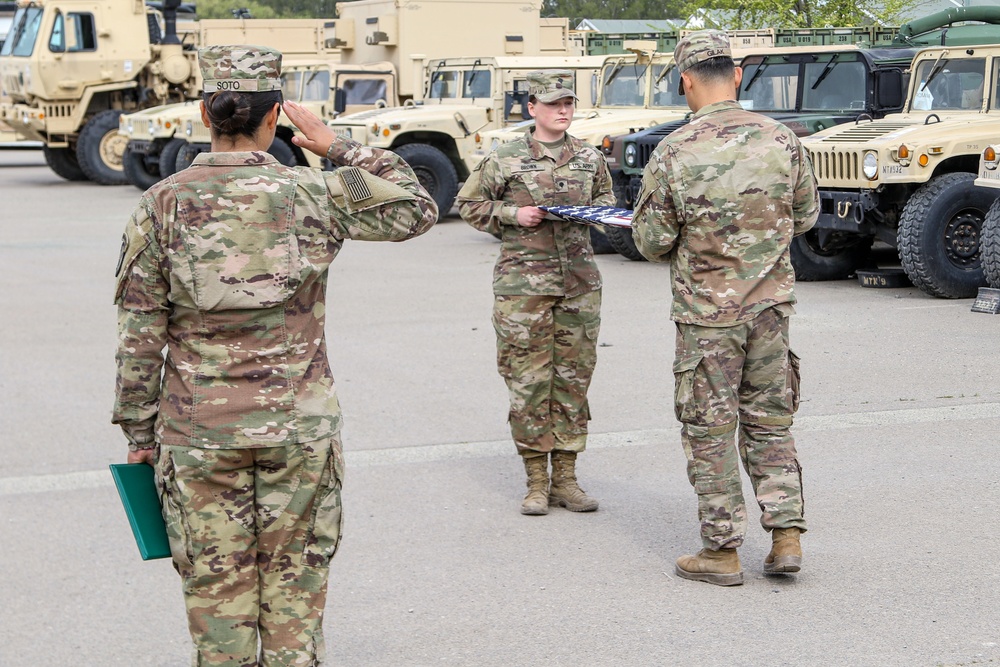 Spc. Iriene Soto Reenlistment Ceremony