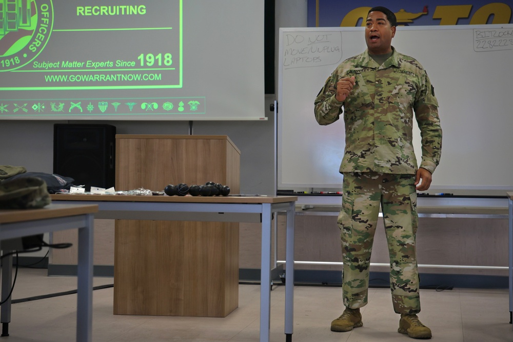 21st Theater Sustainment Command Warrant Officer Recruiting Event