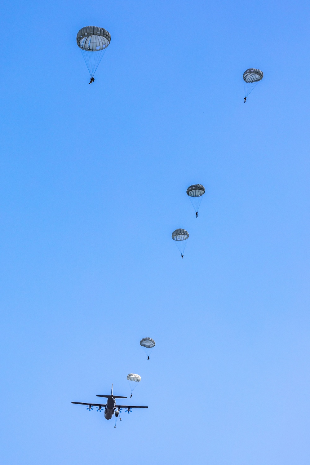 SOCEUR Paratroopers Jump Near Alzey, Germany