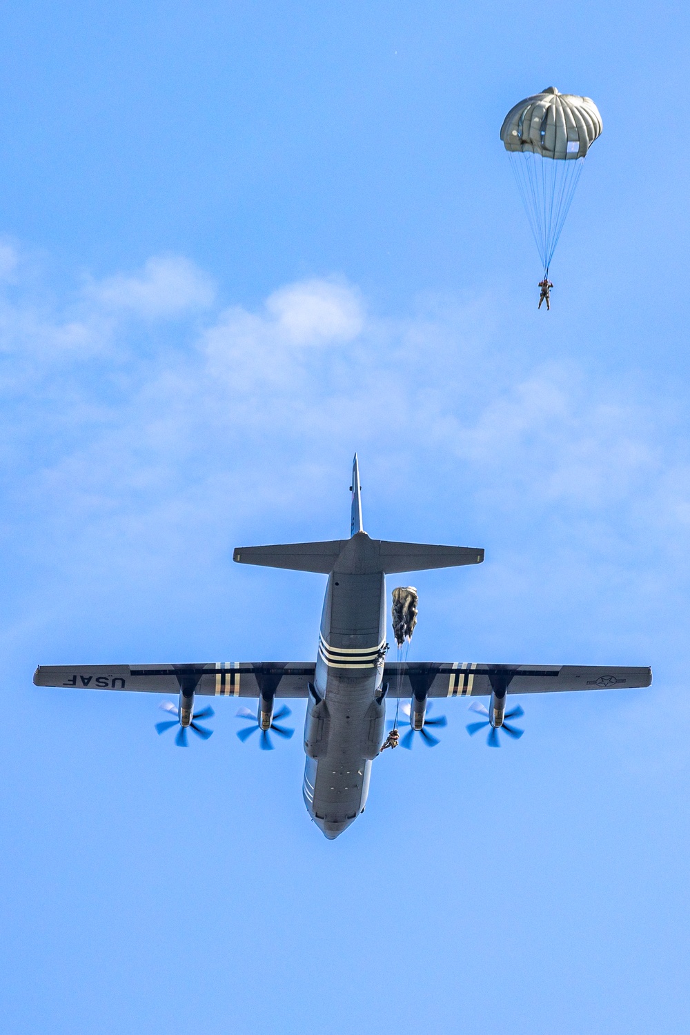 SOCEUR Paratroopers Jump Near Alzey, Germany