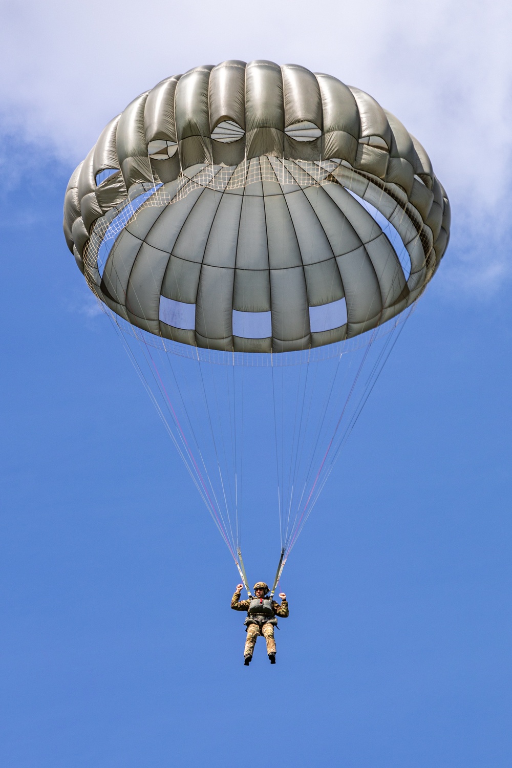 SOCEUR Paratroopers Jump Near Alzey, Germany