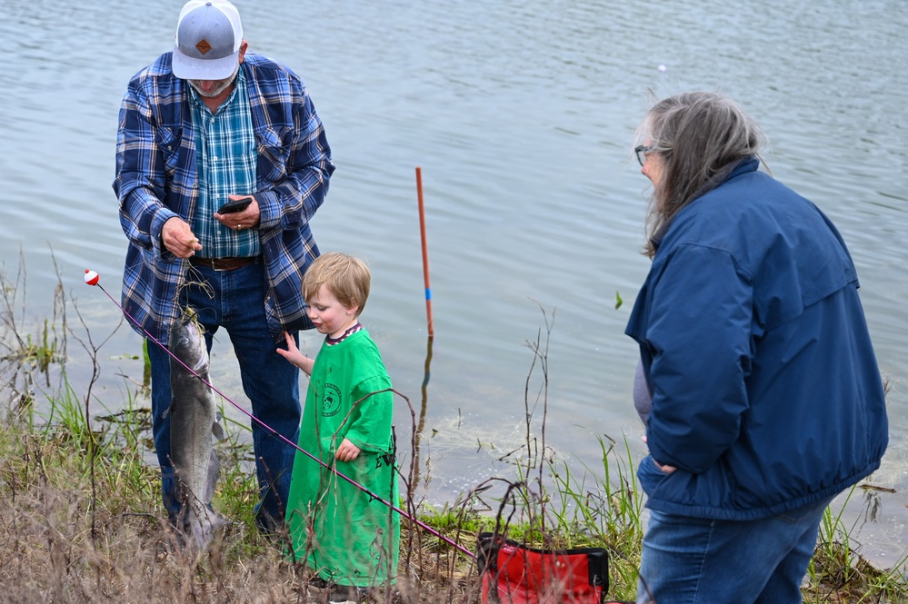 97 CES keeps it ‘reel’ during Earth Day fishing derby