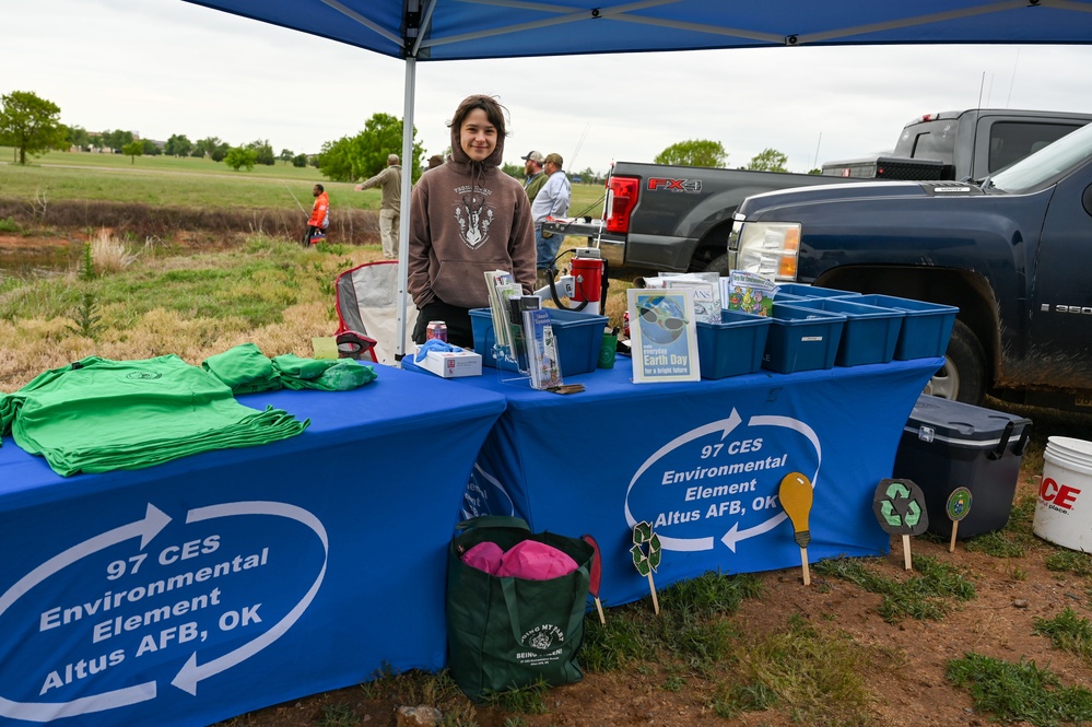 97 CES keeps it ‘reel’ during Earth Day fishing derby