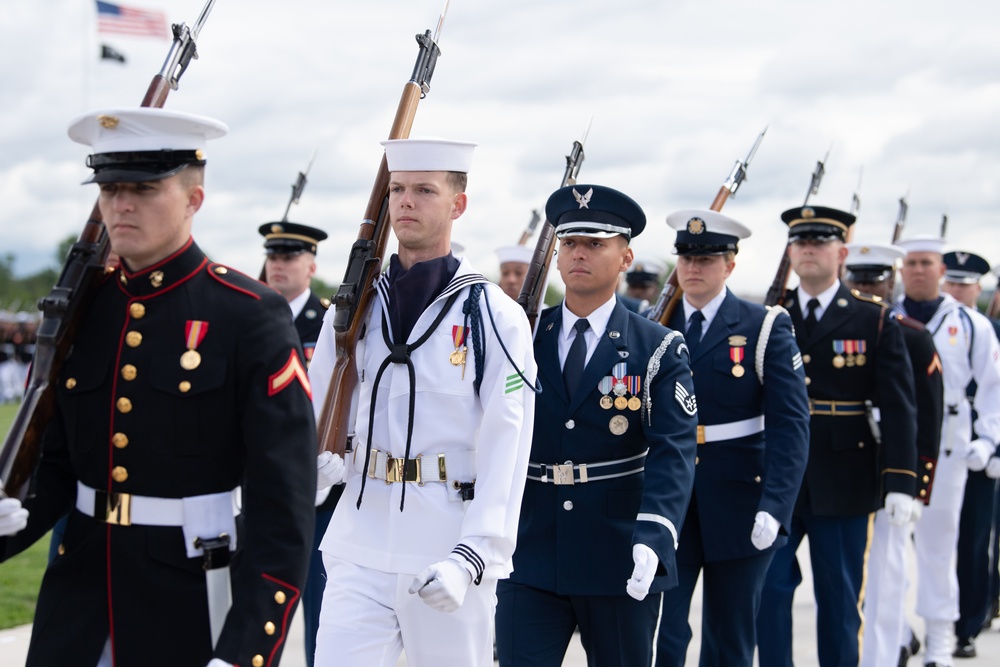 Armed Forces Full Honors Arrival ceremony in honor of the president of the Philippines, Ferdinand Romualdez Marcos Jr.