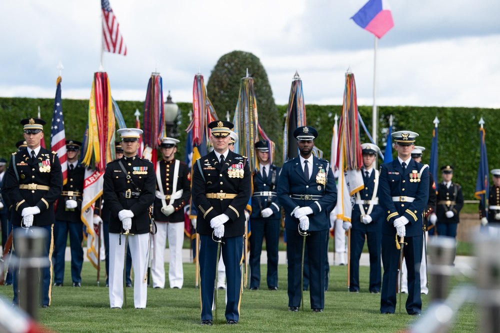 Armed Forces Full Honors Arrival ceremony in honor of the president of the Philippines, Ferdinand Romualdez Marcos Jr.