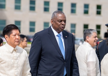 Armed Forces Full Honors Arrival ceremony in honor of the president of the Philippines, Ferdinand Romualdez Marcos Jr.