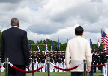 Armed Forces Full Honors Arrival ceremony in honor of the president of the Philippines, Ferdinand Romualdez Marcos Jr.