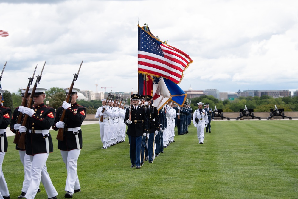 Armed Forces Full Honors Arrival ceremony in honor of the president of the Philippines, Ferdinand Romualdez Marcos Jr.