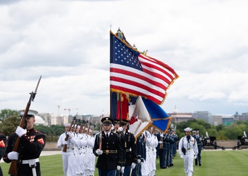 Armed Forces Full Honors Arrival ceremony in honor of the president of the Philippines, Ferdinand Romualdez Marcos Jr.