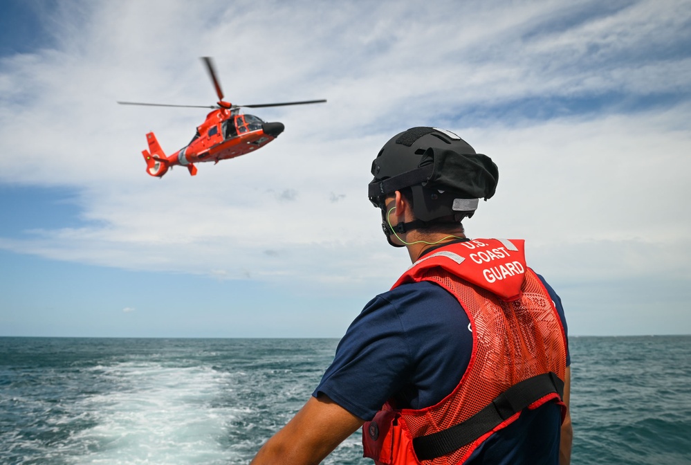 U.S. Coast Guard Station Marathon conducts helicopter operations training