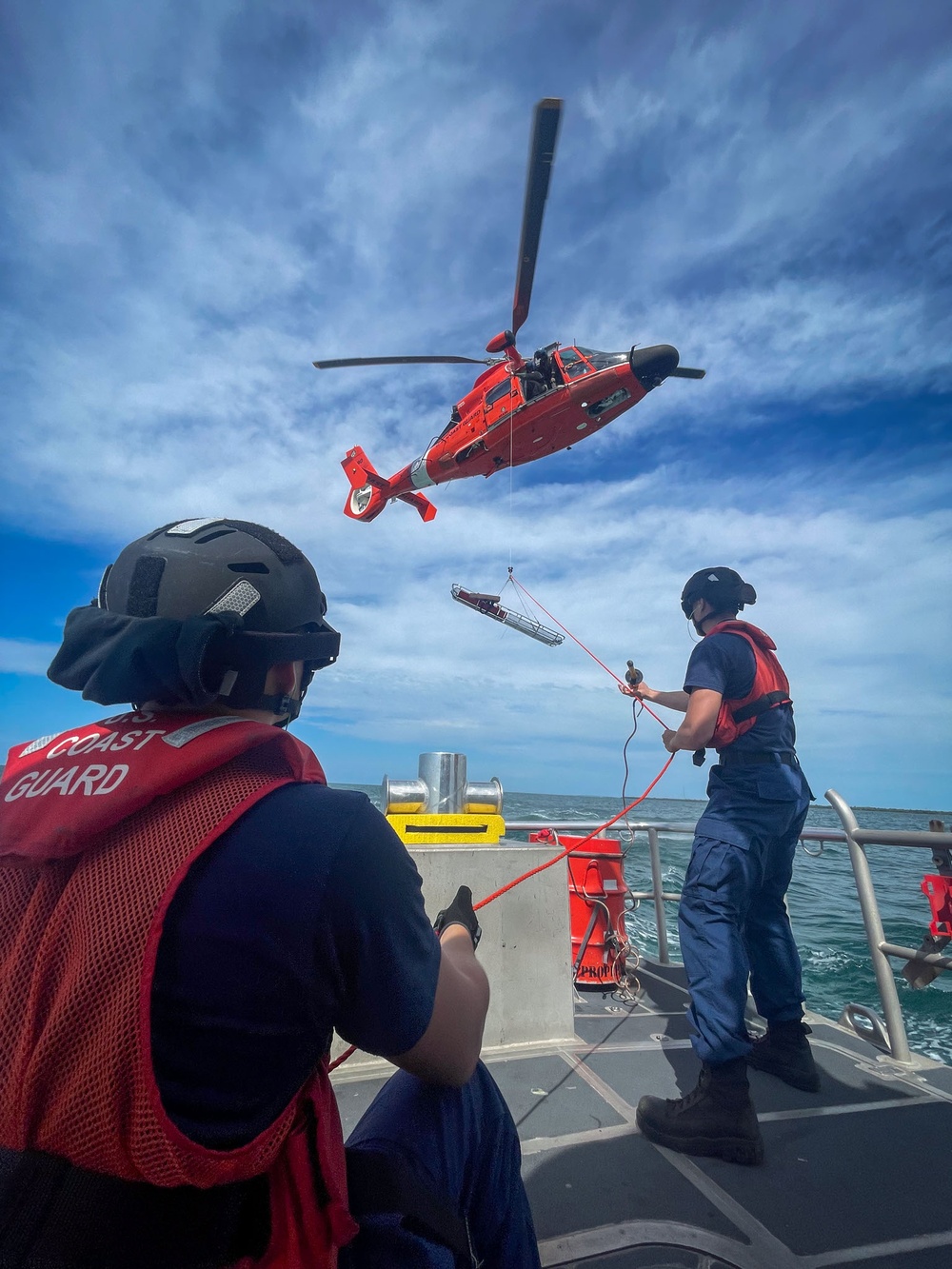 U.S. Coast Guard Station Marathon conducts helicopter operations training