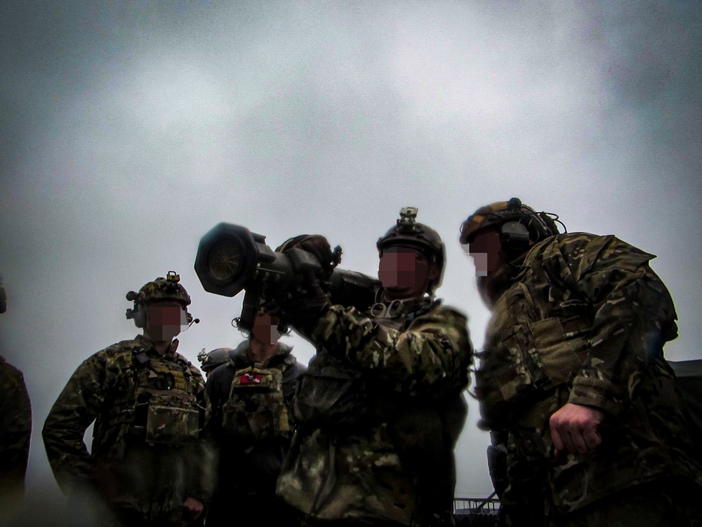 Georgian Special Operations Forces conduct combined weapons training alongside US Army Green Berets