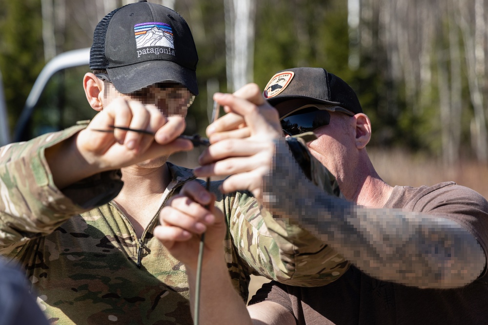 US Army Green Berets conduct explosives training using C-4