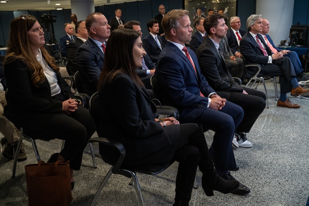 NASCAR/Charlette Motor Speedway/Coca-Cola leaders meet with Senior Defense Leadership