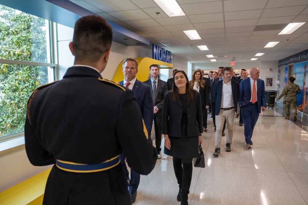 NASCAR/Charlette Motor Speedway/Coca-Cola leaders meet with Senior Defense Leadership